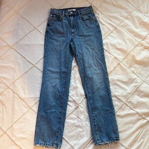 Straight leg jeans